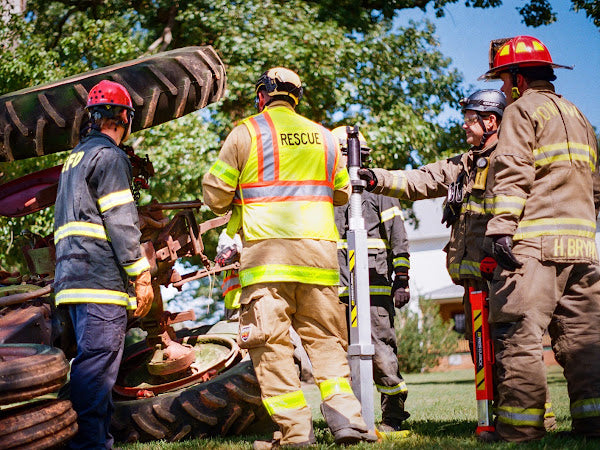 Benny’s film photo of a fire and rescue team